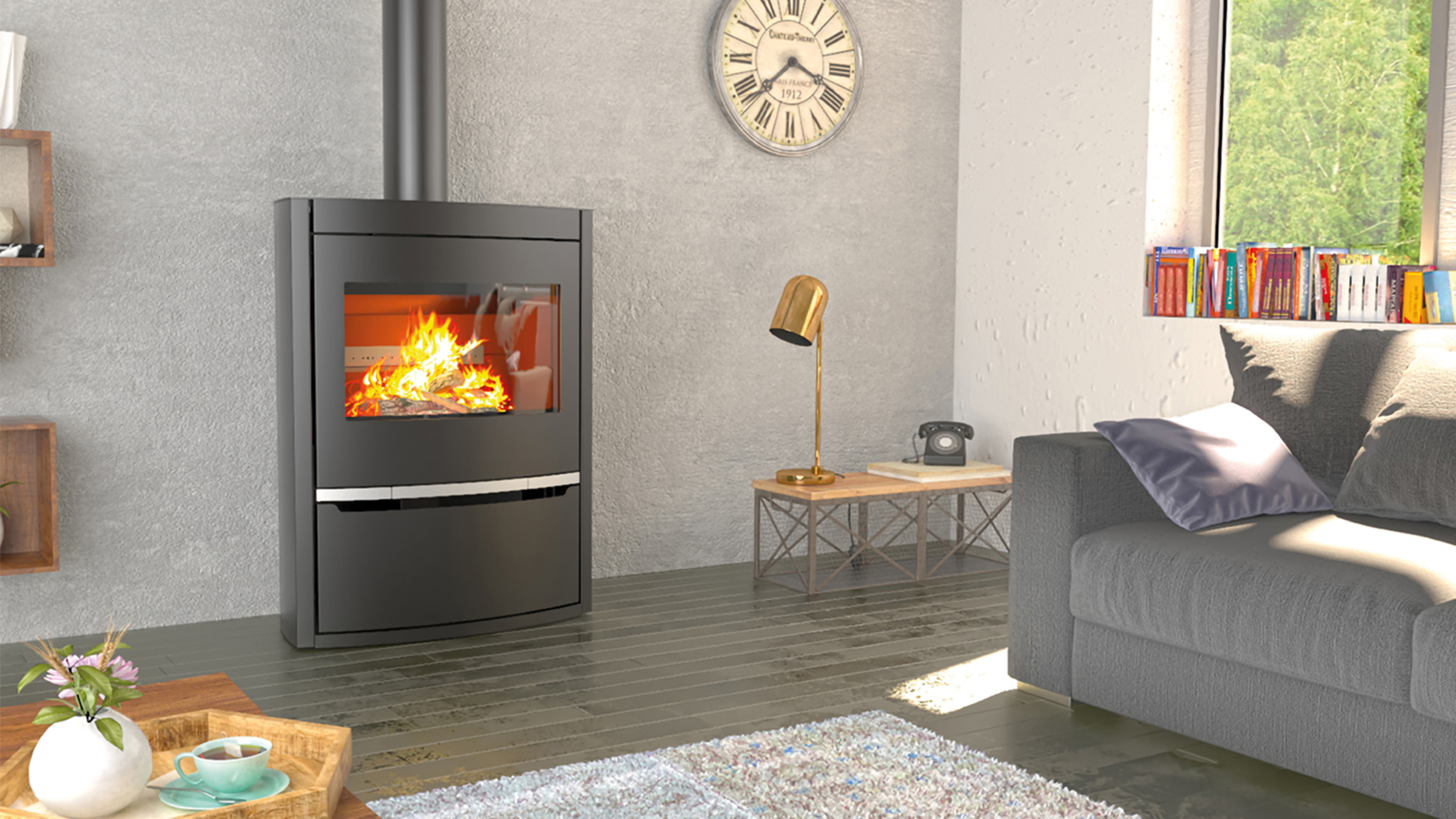 Ambiance 3840 x 2160 Gamma acier