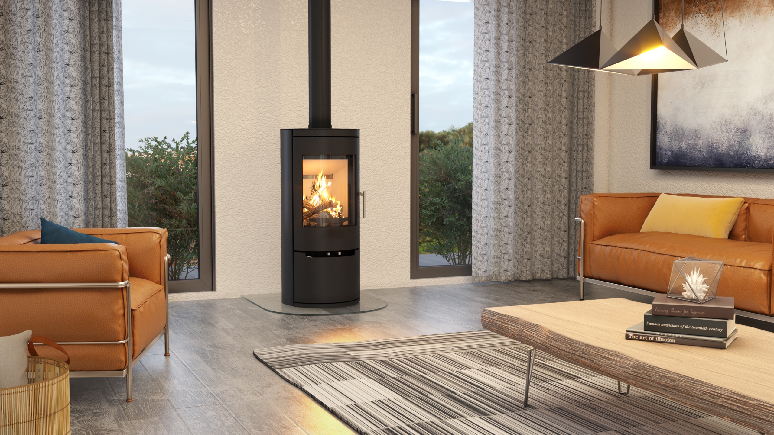 Ambiance 3840 x 2160 Orama acier