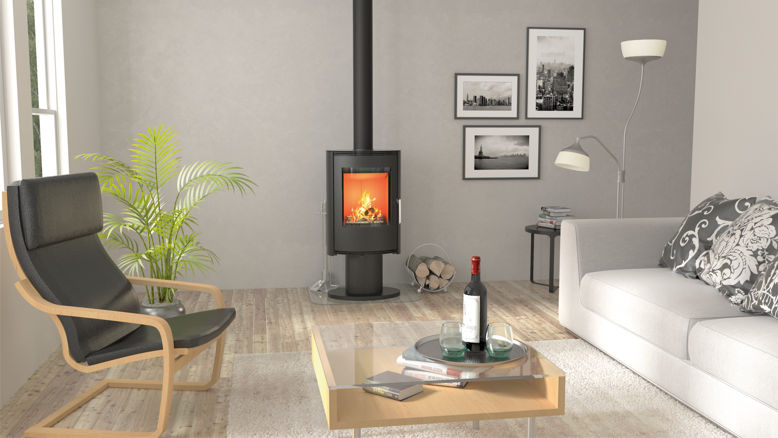 Ambiance 3840 x 2160 Sigma acier